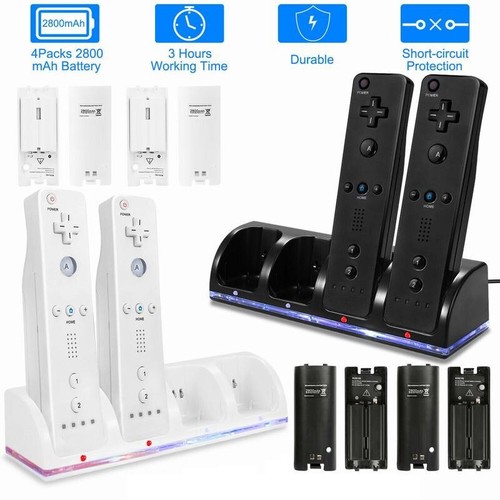 2800mah quad stazione di - 4x,